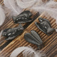 Justinstones Carved Hematite Gemstone Peace Angel Pocket Guardian Angel Healing Statue 2 Inch