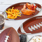 QZYL 100 PCS Football Party Decorations, Large Football Shape Plates, Football Party Decorations, Disposable Football Party Supp