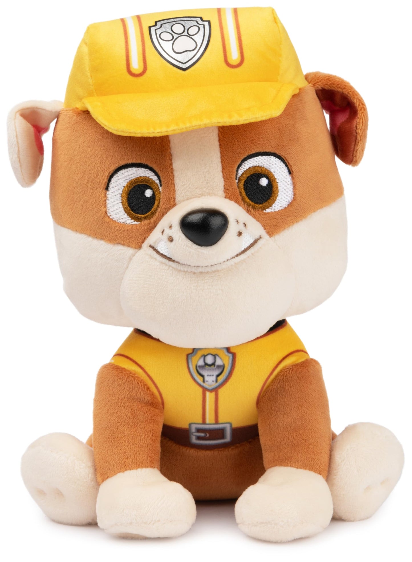 GUND PAW Patrol Rubble Plush Toy in Construction Uniform, 9" - Ages 1+, Model 6056523
