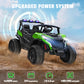 Arbeli 24V 2 Seater Ride On Car Truck, 4X200W, Eva Tires, Remote Control, 4Wd/2Wd, Rainbow Lights, Shock Absorbers, Bluetooth, R