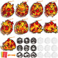 Pajean 36 Sets Fall Crafts Kit DIY Hedgehog Autumn Paper Crafts with Colored Tissue Paper Stickers Hedgehog Suncatcher Hanging O