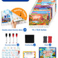 Preschool Learning Activity - Search And Find Book, Reusable Learning & Education Toys, Travel Game For Road Trip Car Airplane, 24 Activity With 4 Dry Erase Markers, Birthday Gifts For Kid Ages 3-6