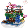 Yktoyz Cherry Blossom Tree Building Set, Chinese Architecture Building Blocks Japanese Sakura Tree House Building Set Bonsai Tree Kit, Blocks Sets For Adults Gift For Kids Age 12+(3220 Pieces)