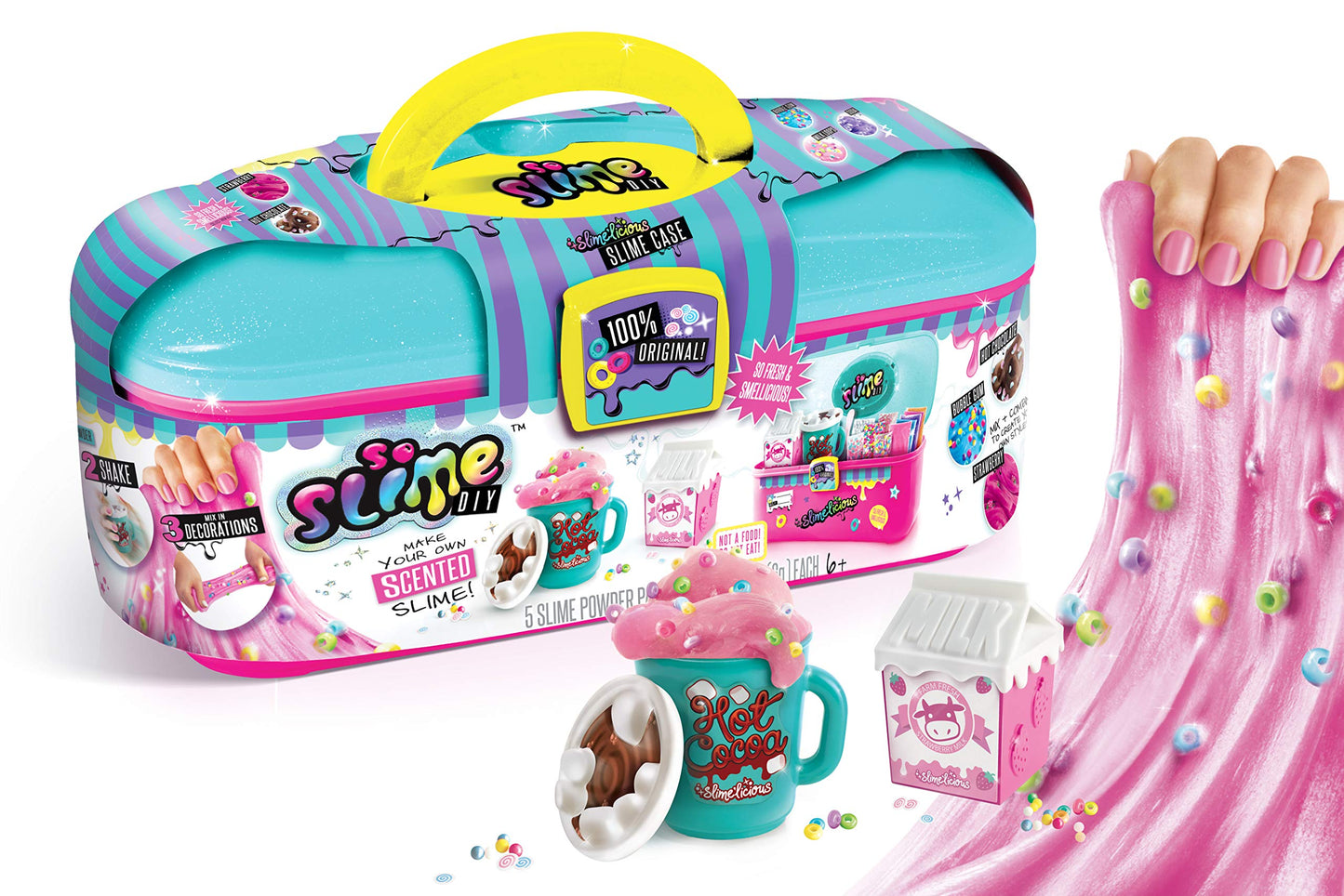 Canal Toys So Slime Diy Slime’Licious Scented Slime Case – Make Your Own Food Scented Slime - Just Add Water No Glue Required. So Fresh And Smellicious