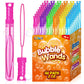 48Pcs Bubble Wands For Kids,Bulk Bubble Wand For Kids Party Favor, Bubble Maker For Party Favor,Birthday,Goodie Bags, Wedding, C
