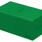 Ultimate Guard Twin Flip'N'Tray 200+, Deck Case For 200 Double-Sleeved Tcg Cards + Dice Tray, Green, Independent Magnetic Closure & Microfiber Inner Lining