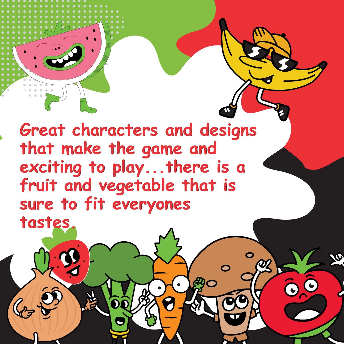 Blakruut Games Fruit War, A Family Friendly Game That Is A Twist On The Classic Game Of War, With Quicker Game Play, Intense Bat