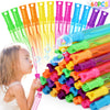 Bubble Wand, 60 Pcs Bubble Wands Bulk In 6 Colors, Bubble Party Favors For Kids, Summer Toys, Indoor Outdoor Activity, Themed Bi