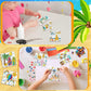 Realspring 24 Pack Color Your Own Jigsaw Puzzles - DIY Coloring Crafts for Kids 3-8, Paper, Educational Party Favors