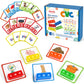 Aizweb Cvc Word Game,Phonics Games Flash Cards For Preschool Kindergarten Classroom Supplies,Special Education Reading Manipulative Spelling Toy For Learning Activity Teacher School