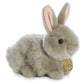 Aurora® Miyoni® Angora Bunny Stuffed Animal - Grey 7.5" - Realistic Detail - Polyester