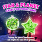 Original Stationery Galaxy Slime Kit - Glow in The Dark Stickers & Glitter Powder - Fun Slime Maker Set for Girls 8-12, Model OSGSK-0173