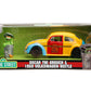 Sesame Street 1:24 1959 Volkswagen Beetle Die-cast car & 2.75 Oscar The grouch Figure Toys for Kids and Adults