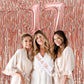 17 Number Balloon Rose Gold 40 Inch Big Foil Mylar 17Th Balloons For 17 Year Old Boy Girl Birthday Party Decorations Wedding Ann