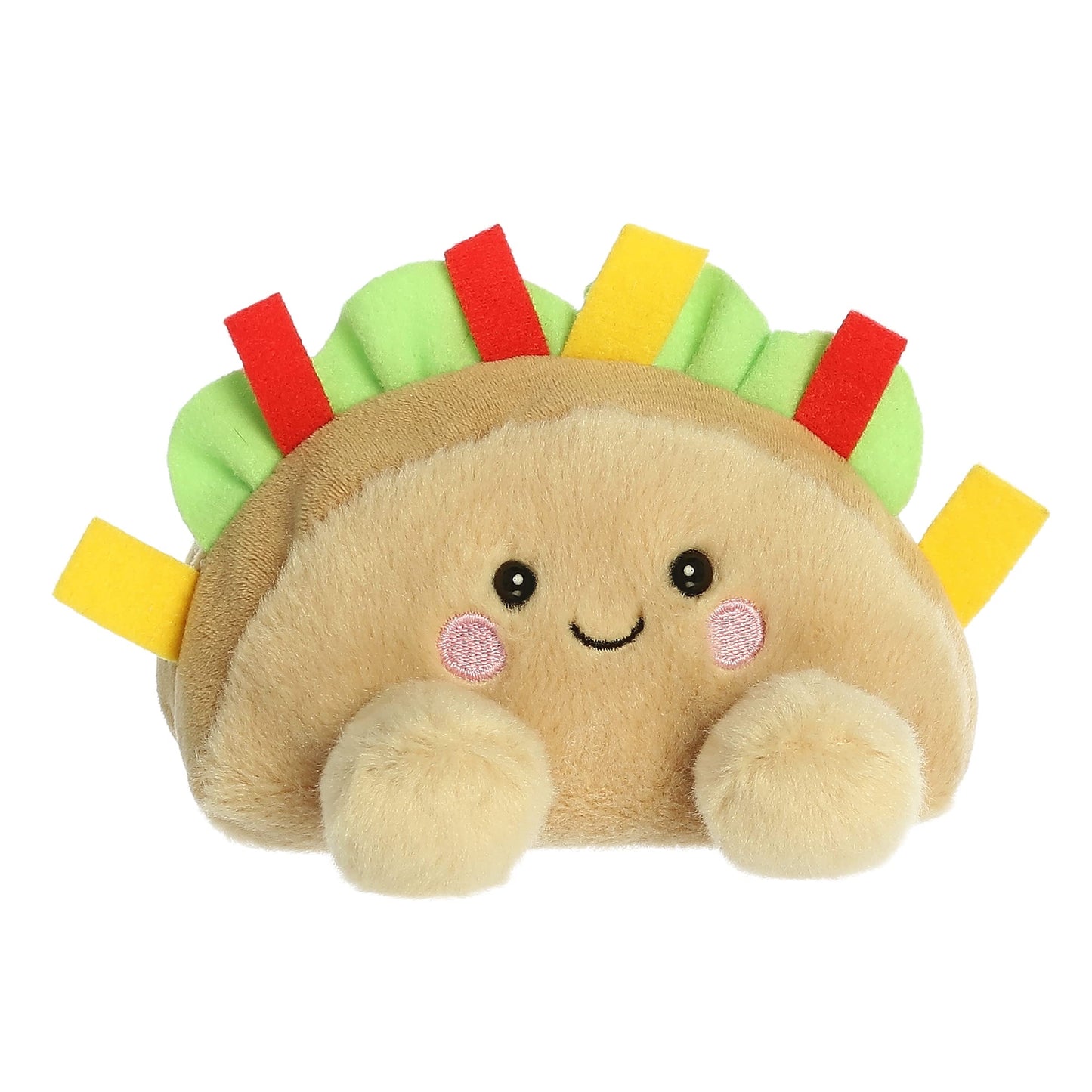 Aurora® Adorable Palm Pals™ Fiesta Taco™ Stuffed Animal - Pocket-Sized Play - Collectable Fun - Brown 5 Inches