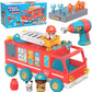 Educational Insights Design & Drill Fire Truck Toy, Electric Drill, STEM Learning, Ages 3+, Multi Color, Model 4189