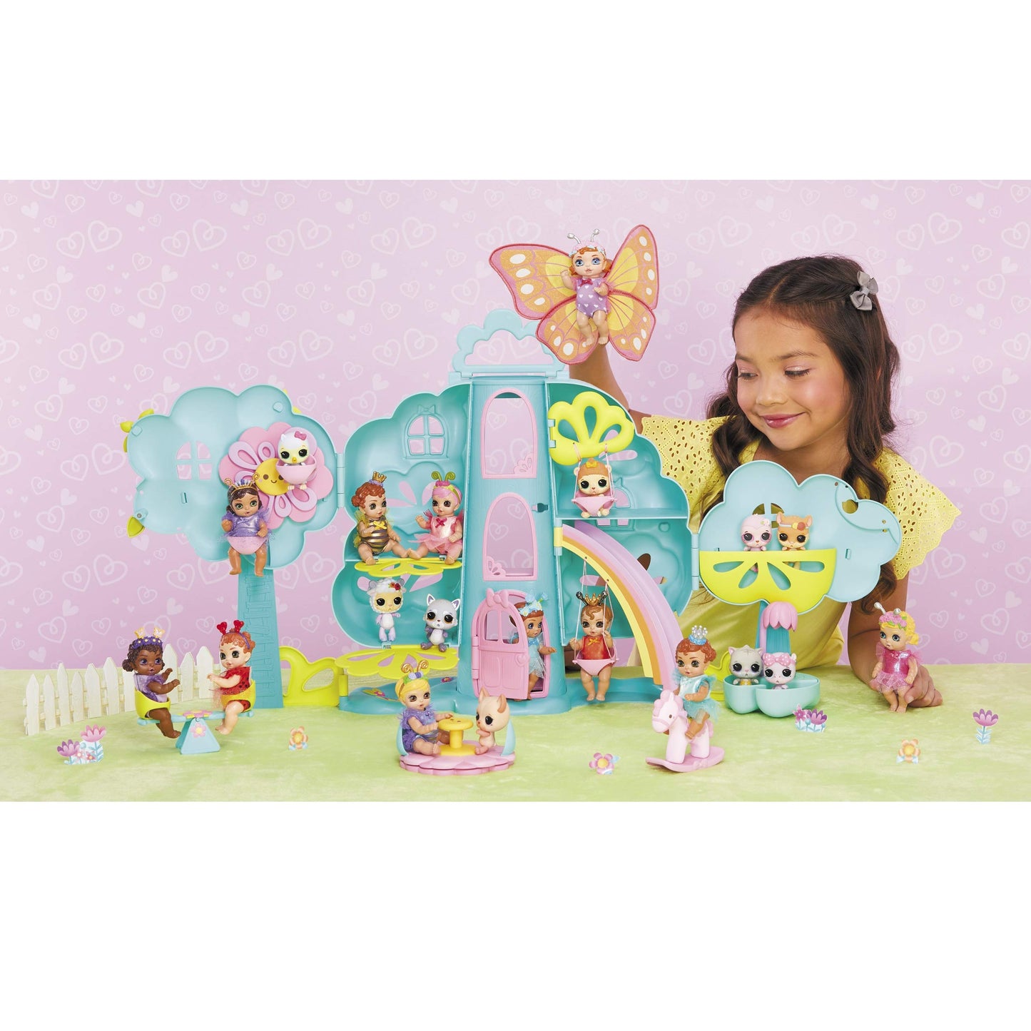Baby Born Treehouse Playset with 20 Surprises & Exclusive Doll, Multicolored, Model 917844, Plastic