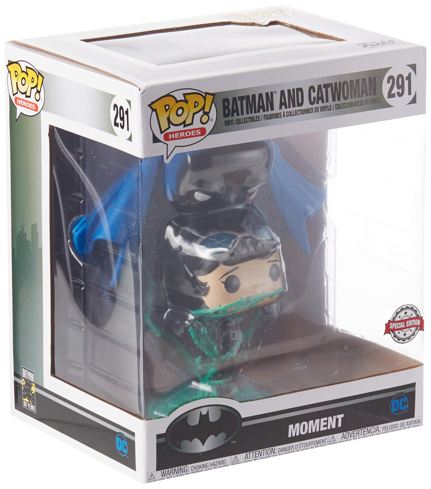 Funko Pop! DC Batman & Catwoman Comic Moment 291 Exclusive - Multicolor Vinyl - Small