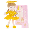 Gloveleya Baby Girl Gifts Graduation Plush Girls Dolls Congratulation Gift For Kindergarten Gold 16 Inch