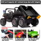 Sopbost 2 Seater 24V Kids Ride On Truck With Electric Dump Bed, 4Wd Battery Powered Ride On Car With Remote Control, Music Play,