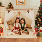 Piikago Kids Tent Indoor With Star Lights And Flags - Play Tent For Kids Ages 4-8, Toddler Tent, Kids Playhouse For Girls Boys,