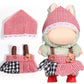 AICase for Labubu Clothes/for Labubu Outfits Clothes Set for 17cm Lububu Doll 2 Piece Set Hat Clothing for LA BUBU  Boys and Girls Stylish Adorable Dolls Clothes Accessories (No Doll)_07