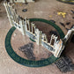 Jucoci Objective Point Markers Set of 6 - Green Plastic, Compatible with WH40k Wargame, One Size