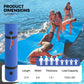 MADOG Outdoor Floating Water Mat - 12 x 6 Ft, Blue, Tear Resistant XPE Foam, Ideal for Beach, Lake, Pool, and Relaxation