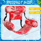 Sonwyoung Inflatable Pool Floats mature-themed Floating Lounge Chairs Blow up Pool Noodles for mature-themed Heavy Duty Swimming Tropical Plants Fun Pattern Floating Chair for Summer Water Beach Lake Party(Red)