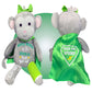 Broken Arm Gifts for Kids - 13 Personalized Superhero Monkey for Broken Leg Injury - Best Gifts for A Kid With A Broken Arm Leg Wrist Ankle - Stuffed Animal Monkey Wearing a Cast by Kikilishop