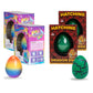 Class Collections Surprise Growing Dragon And Unicorn Hatch Egg Kids Novelty Toy - Pack Of 4, Green