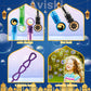 80Pcs Eid/Ramadan Mubarak Bubble Wands, Mini Bubble Wands for Eid Party Favors, Islamic Gift Toys for Girls Boys Kids Toddler Ad