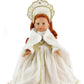 American Fashion World White Traditional Russian Gown for 18-Inch Dolls |enhanced Quality & Trendy Design | Dolls Clothes | Outfit Fashions for Dolls for Popular Brands
