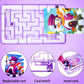 Skylety 5 Pcs Money Puzzle Box Gift Card Box Plastic Puzzle Card Holder Fun Maze Intellectual Pinball Machine Game for Teens and mature-themeds Birthday Party Favors(Purple)