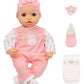 Baby Born My Real Baby Doll Annabell - Blue Eyes: Realistic Soft-Bodied Baby Doll Ages 3 & Up, Sound Effects, Drinks & Wets, Mouth Moves, Cries Real Tears, Eyes Open & Close, Pacifier