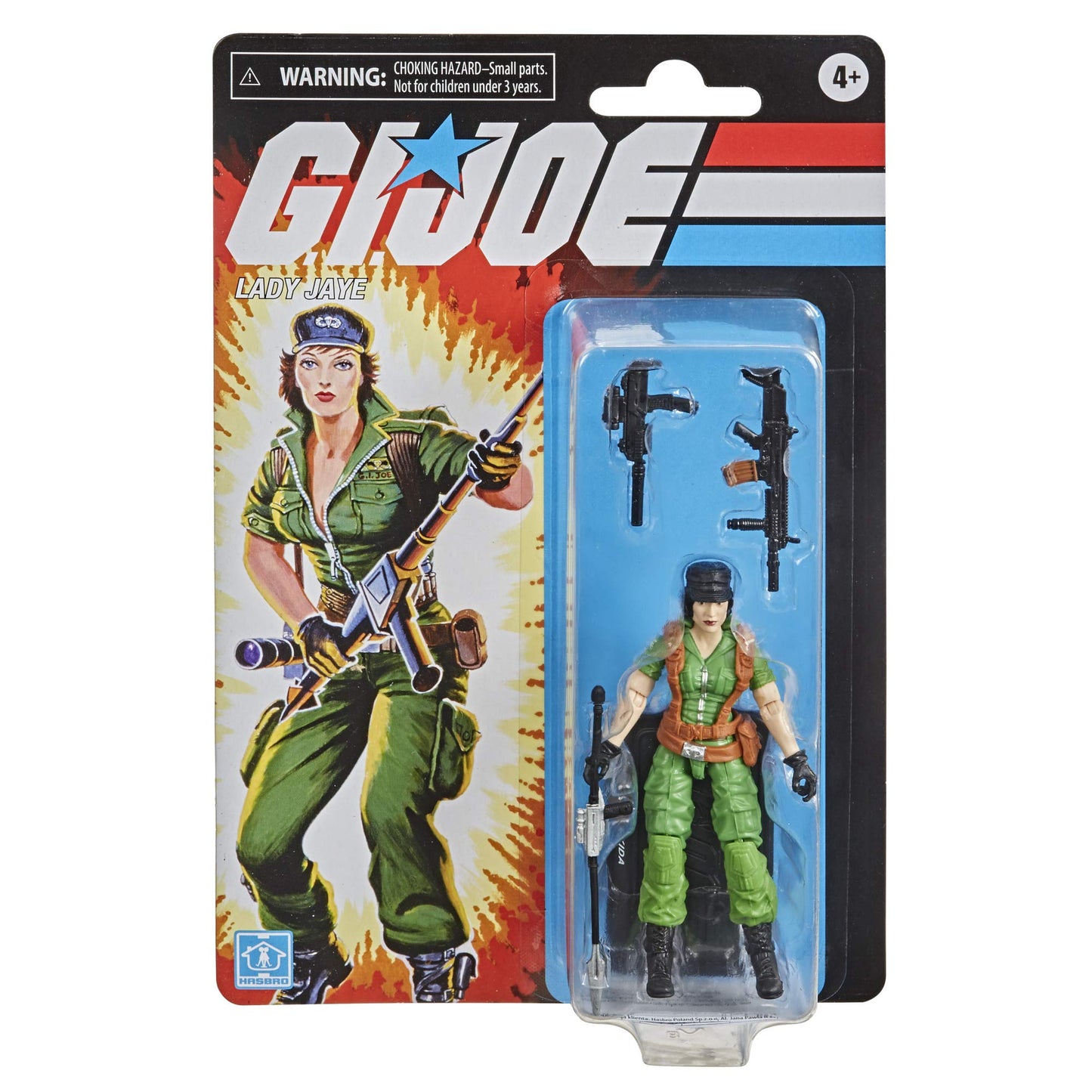 Hasbro Lady Jaye Figure 12 cm G.I.JOE Retro Series F10045x0