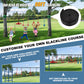 Slsy 60Ft Ninja Warrior Obstacle Course (10 Obstacles), Ninja Slackline Kit For Kids, Durable Playset Equipment With 10 Complete