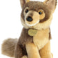 Aurora Realistic Miyoni Coyote Stuffed Animal - Lifelike Detail - Cherished Companionship - Brown 9.5 Inches