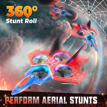 Bezgar Drones For Kids | 2.4Ghz Rc Plane, Spider Toys For Boys, Remote Control Spider, 6-Axis Gyro Remote Control Airplane, Rc H