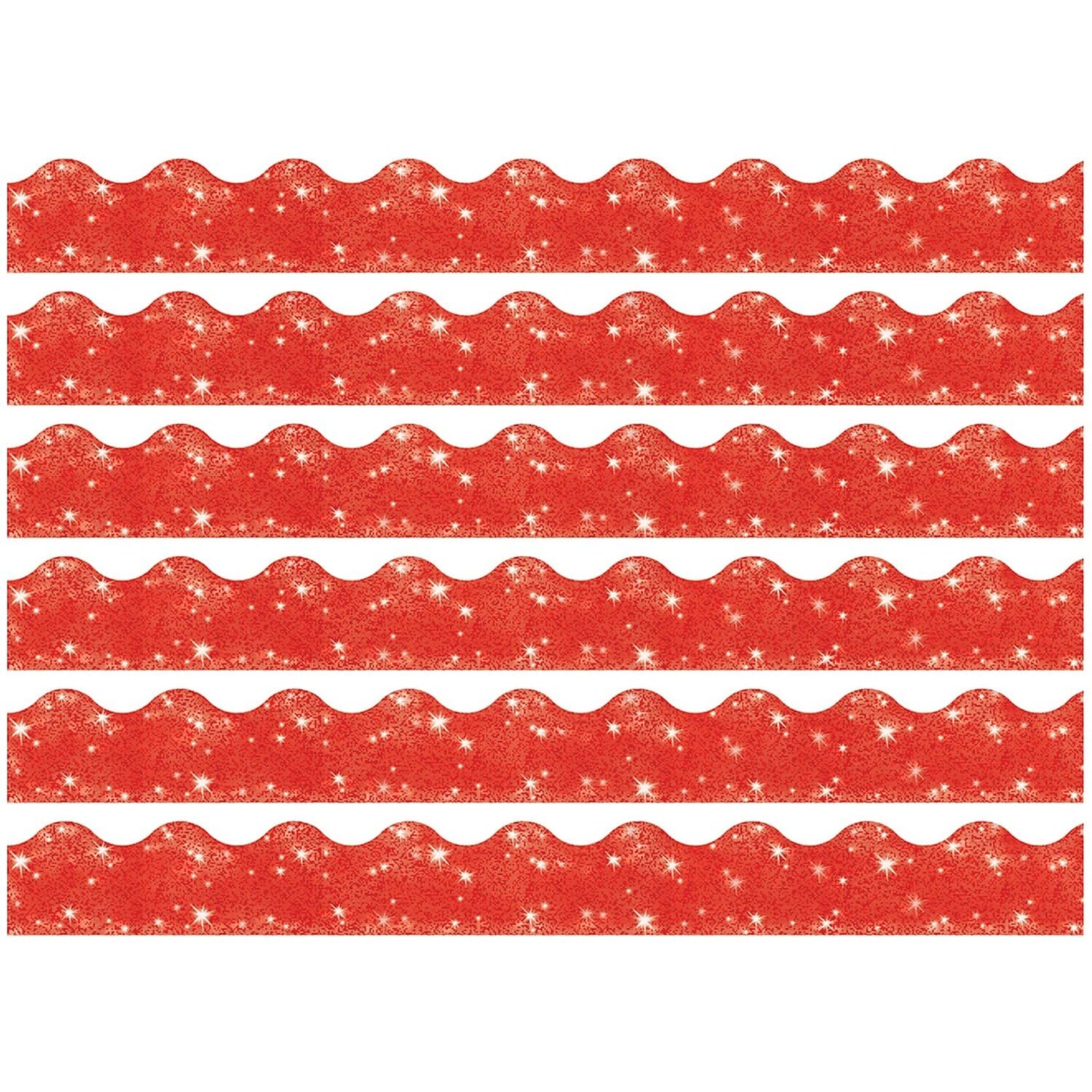 (6 Pk) Trimmer Red Sparkle