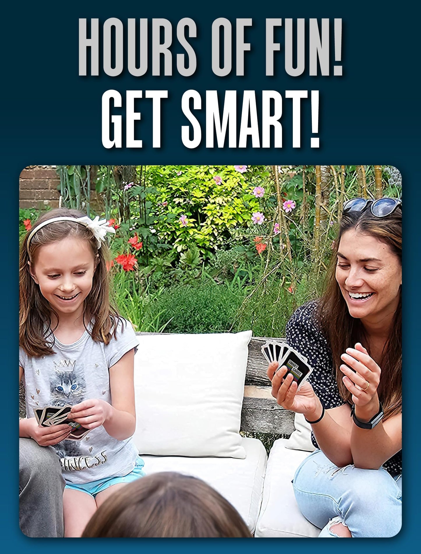 100 Pics Smart Cards Countries, 7-Games-In-1 (Trumps, Pairs, Guess Who, Happy Families, Rummy, And More) - Multi-Game Card Pack - Ages 6+