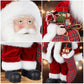 Uten 24'' Santa Claus Decorations, Standing Christmas Santa Claus Figurine Figure Decor Christmas Sock And Gifts Bag Christmas D