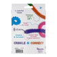 Toysmith Crinkle N' Connect, 6 Colors, 6 Tubes, Makes Sound, Musical Toy, Fidget Toy, For Boys And Girls Ages 3+