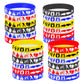 CupaPlay 24PCS Boxing Rubber Bracelets - Suitable for Boxing Fan Sports Match Themed Party Supplies Decorations Birthday Baby Sh