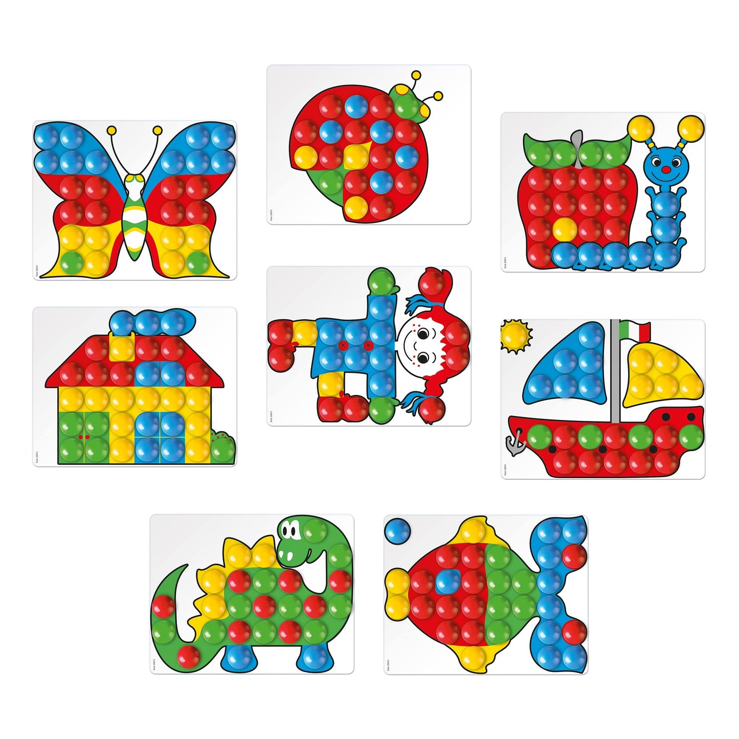 Quercetti Fantacolor Junior Mosaic Pegboard Set