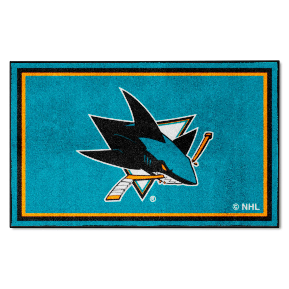 Fanmats 10676 NHL San Jose Sharks Nylon Rug