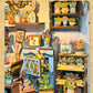 CUTEBEE Book Nook Kit - DIY Miniature House Dollhouse Kit for mature-themed and Teens  Booknook Bookshelf Decor Alley Model Build with LED Light  Gifts for Family and Friends (Anna 's Blue Blossom)