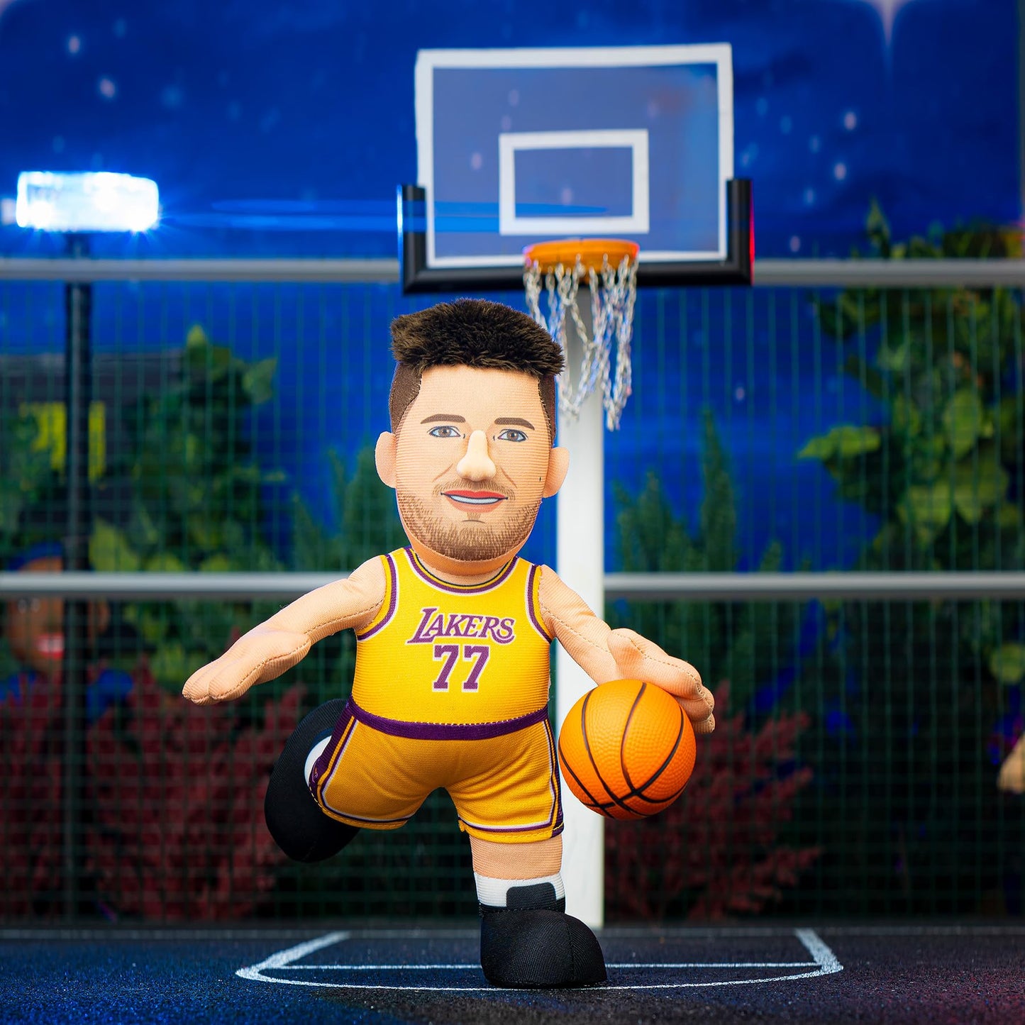 Bleacher Creatures Los Angeles Lakers Luka Doncic 10 Plush Figure - Nba Player Plush For Play Or Display