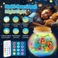 Mermaid Terrarium Kit For Kids - Arts & Crafts Activities Sets With Glow In The Dark Painting - Diy Mermaid Toys Birthday Gifts For Girls Age 5, 6, 7, 8, 9, 10, 11 & 12 Year Old(Mermaid Terrarium)
