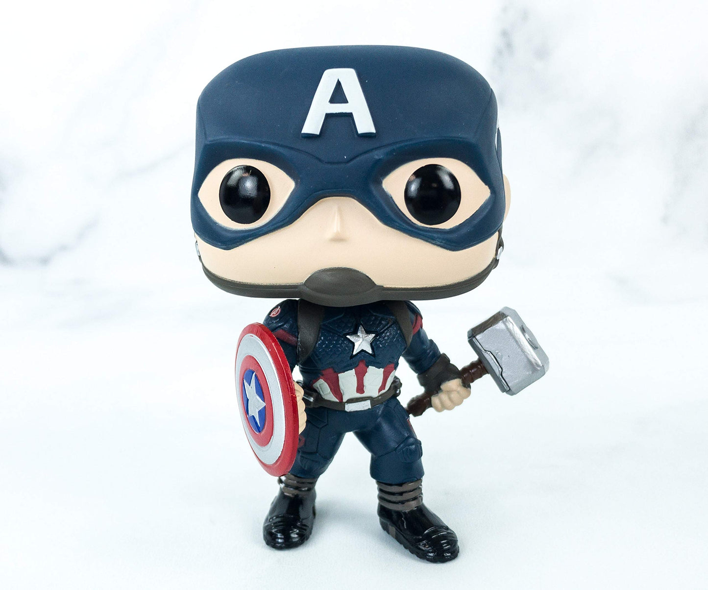 POP Funko Marvel Collector Corps Captain America Figure, Vinyl, Multicolor, Model 0889698385893
